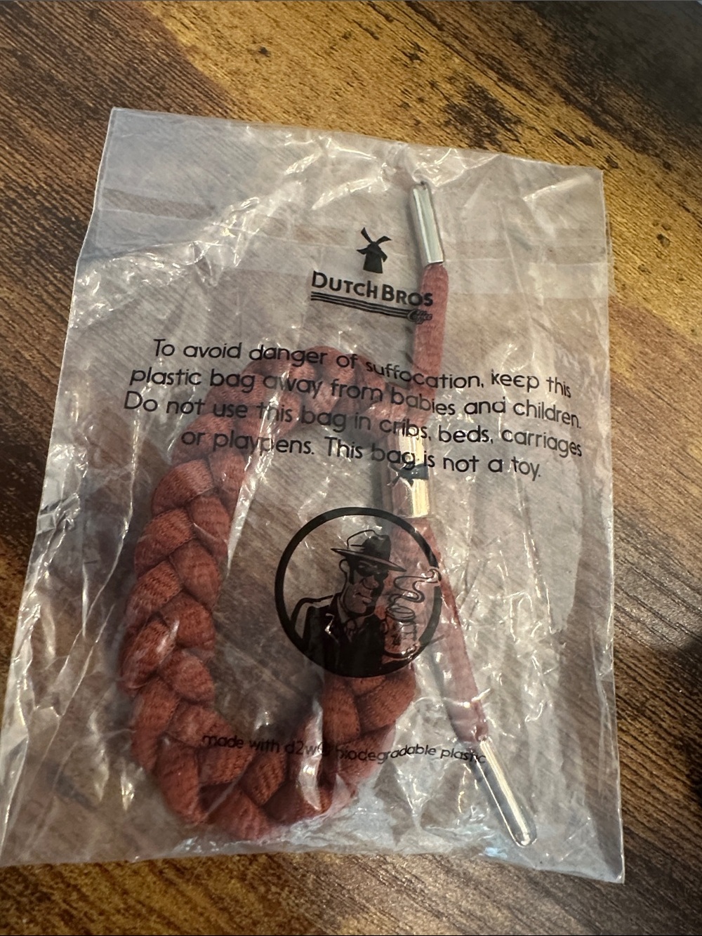 Dutch Bros Braided bracelet - Rusty Orange